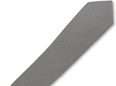 pale pastel blue with white pin spot design cotton tie